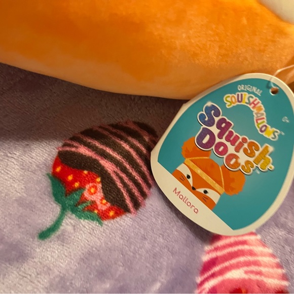 Squishmallow Squish-Doos‎ 10" Mallora The Orange Fox Plush - Picture 4 of 8